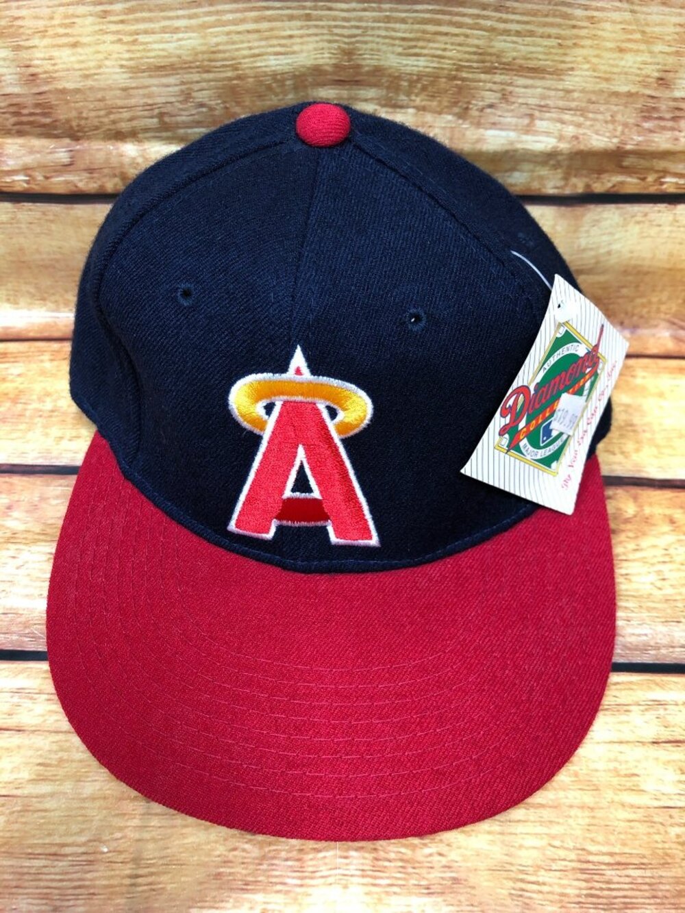 NWT NOS Vintage 6 5/8 Fitted California Angels New Era Diamond Collection Hat